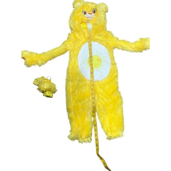 Care Bears Funshine Bear Costume 2T Toddler Halloween Plush Outfit Yellow VGUC - Picture 12 of 16